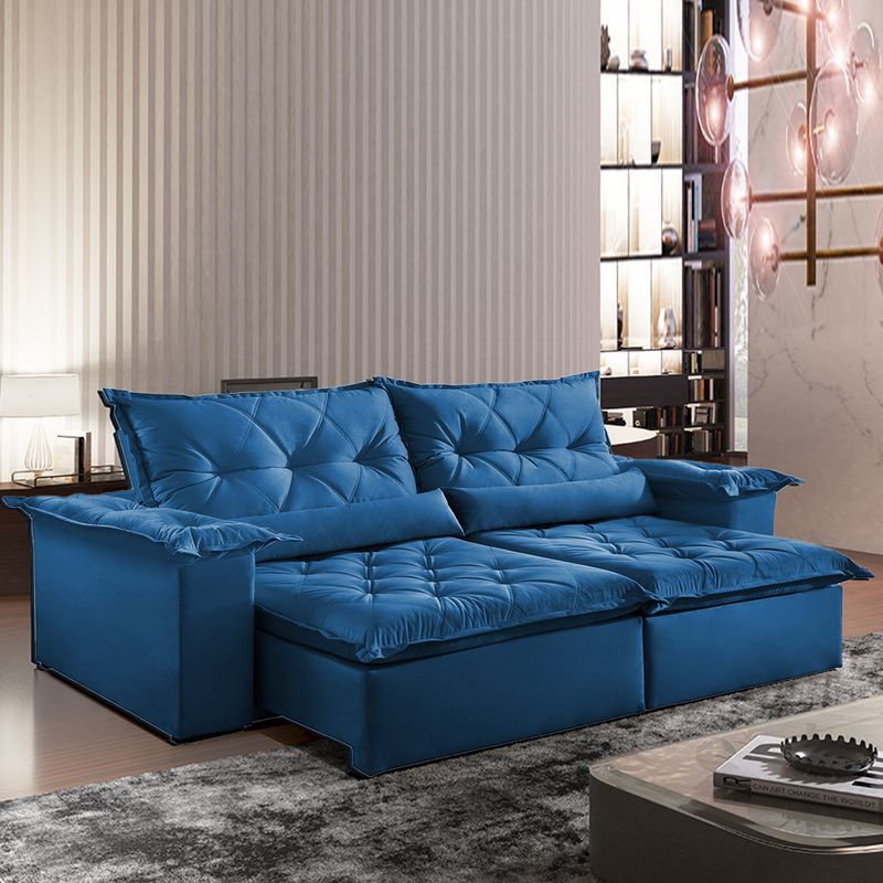 Sofa-Ouro-Preto-Azul-Ambientado