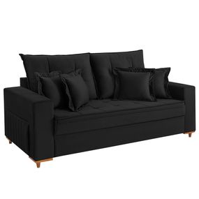 Sofá Lírio – 3 Lugares – Sued Preto