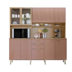 Cozinha Diamante - 10 Portas - Amendola Marsala