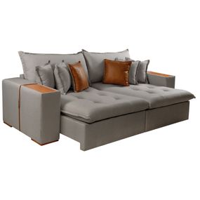Sofá Austin Retrátil  250 cm - Linho Confort 05
