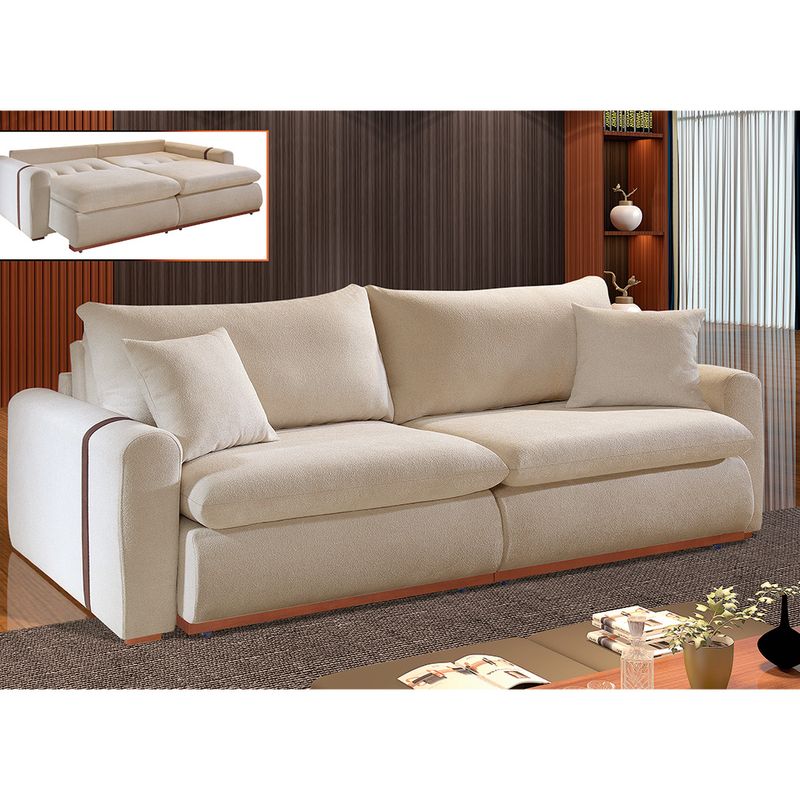 SOFA CAMA CRISTAL COR 09 AMBIENTADO