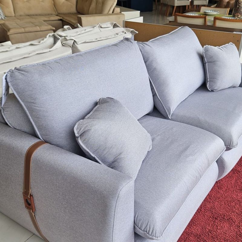 Sofá Martinica Retrátil Prata - 216 cm Sono Show Móveis 3