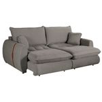 Sofá Martinica Retrátil Prata - 216 cm Sono Show Móveis 1