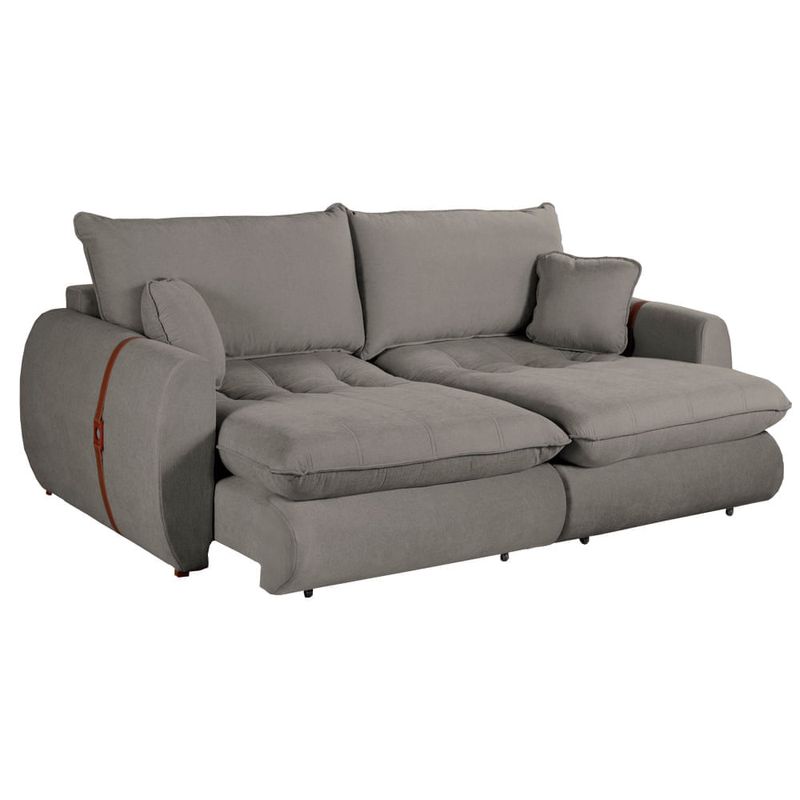 Sofá Martinica Retrátil Prata - 216 cm Sono Show Móveis 1