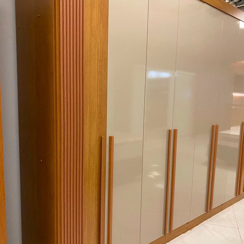 Guarda Roupa Napoli - 8 Portas – 100% MDF – Cinamomo com Offwhite 6