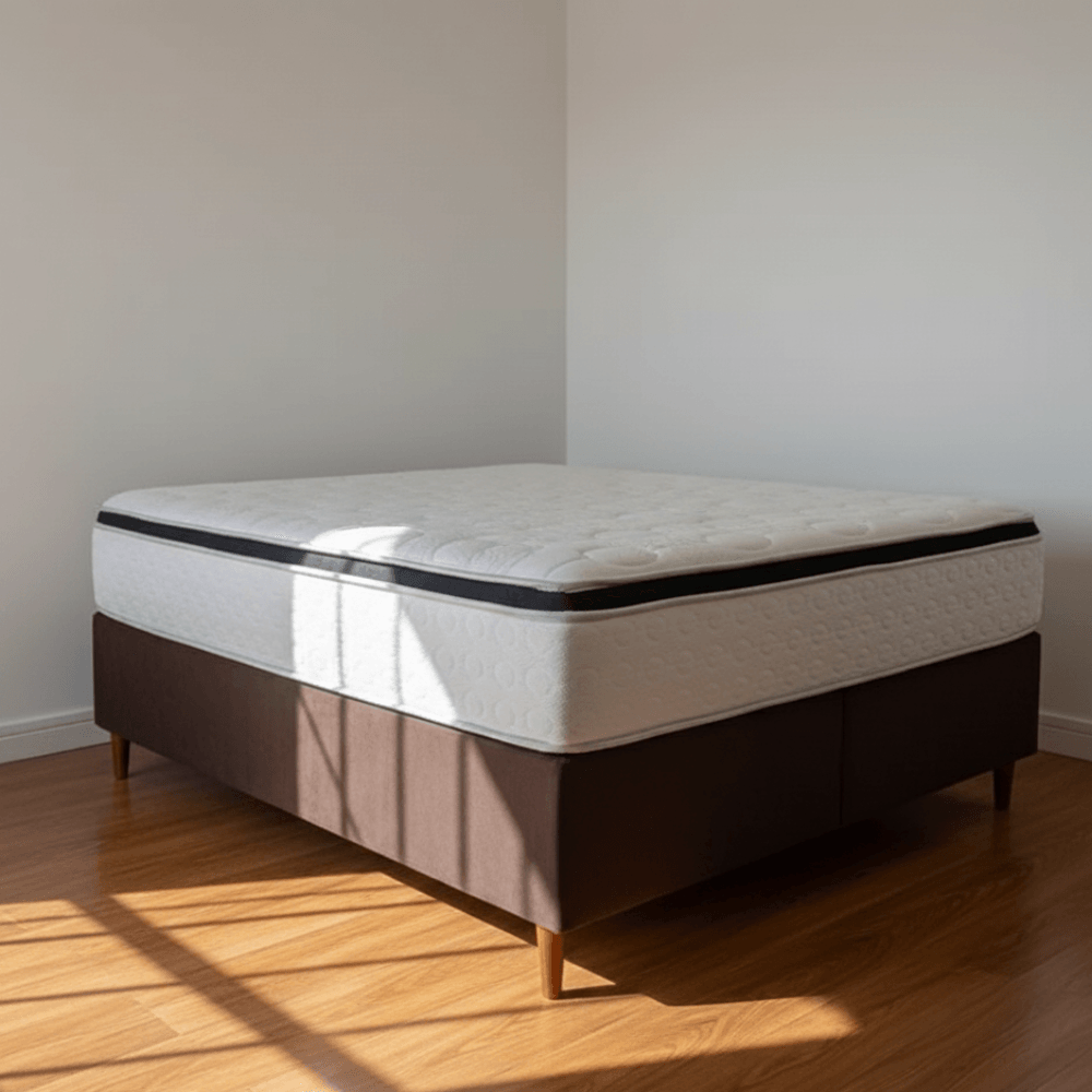 Box + Colchão Queen com Molas Ensacadas Zurik