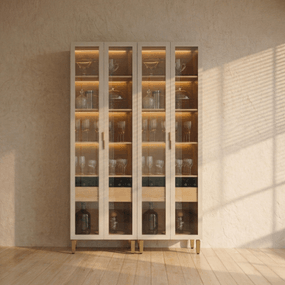 Cristaleira Sistina 70 - Jequitiba com Gris