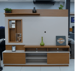 Home Alegro – 2.00m – Para TV até 60” - Nature/OffWhite