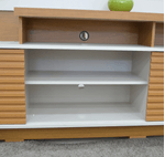 Home Alegro – 2.00m – Para TV até 60” - Nature/OffWhite - detalhes