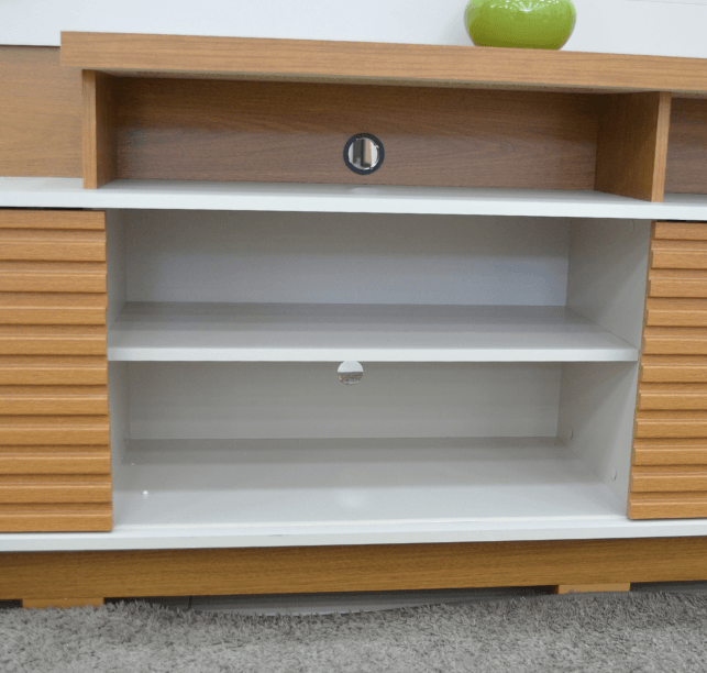 Home Alegro – 2.00m – Para TV até 60” - Nature/OffWhite - detalhes